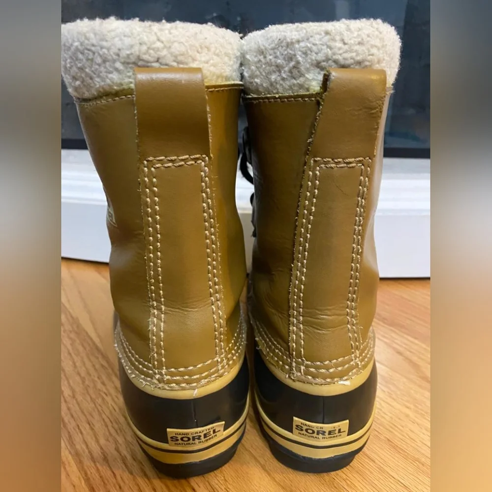 Sorel Tan Snow Boots size 3 unixes - Picture 9 of 10